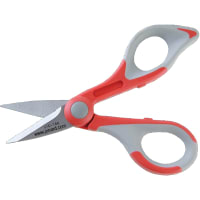 OK Industries Fiber Optic Kevlar Cutter; ergonomic; carbon stainless steel blades