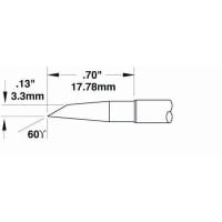 OK International Tip, 0.7 in. L x 0.13 in. Dia., Hoof, For MX system