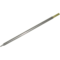 OK International Tip, Solder, 0.36 in. L x 0.04 in. W, Chisel