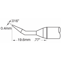 OK International TIP, CONICAL, BENT, 0.4MM (0.016IN)