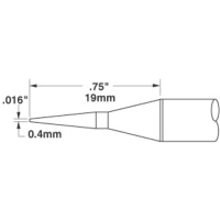 OK International CARTRIDGE, BEVEL 0.4MM (0.016IN), 60 DEG