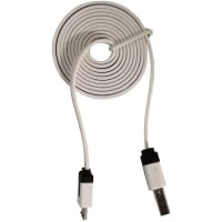 OKdo 1m USB Type-A to Micro-B USB Noodle Cable