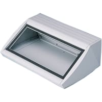 OKW Enclosures Enclosure, Sloped, Desktop, Aluminum, 11.811x7.874x4.016In, Unidesk-Terminal