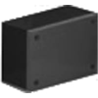 OKW Enclosures Enclosure, Box-Lid, Desktop, ABS (UL 94 HB), Black, 3.346x2.205x1.63In, CP Series