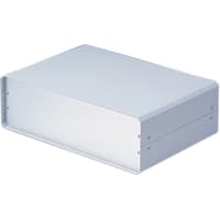 OKW Enclosures Enclosure, Cabinet, Desktop, Aluminum, Gray, 13.78x9.843x4.33In, Unicase Series