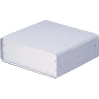 OKW Enclosures Enclosure, Cabinet, Desktop, Aluminum, Gray, 10.236x9.843x3.543In, Unicase Series