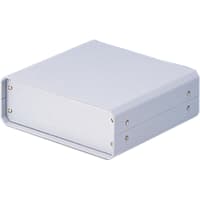 OKW Enclosures Enclosure, Cabinet, Desktop, Aluminum, Gray, 7.283x7.087x2.559In, Unicase Series