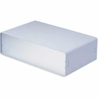 OKW Enclosures Enclosure, Cabinet, Desktop, Aluminum, Gray, 18.661x11.811x5.295In, Unicase Series