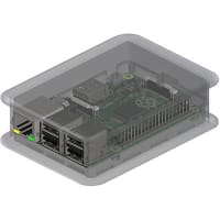 OKW Enclosures Enclosure For Raspberry Pi Model B+; Clear