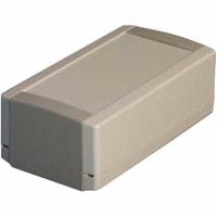 OKW Enclosures Enclosure, Modular, ABS, OffWhitePebbleGray, 6.063x3.307x2.205In, ToptecSeries