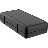 OKW Enclosures Enclosure, ABS, UL Listed, Black, 5.157 in., 2.559 in., 0.965 in., 30.5 mm, PCB