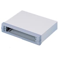 OKW Enclosures Enclosure, Cabinet, Desktop, Aluminum, Gray, 9.055x7.48x1.969In, UnimetSeries