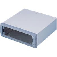 OKW Enclosures Enclosure, Cabinet, Desktop, Aluminum, Gray, 10.236x9.843x3.346In, UnimetSeries