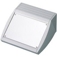 OKW Enclosures Enclosure, Sloped, Desktop, Aluminum, 7.874x7.874x4.016In, Unidesk-Terminal