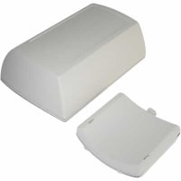 OKW Enclosures Enclosure, Ergonomic, ABS, OffWhite, 5.906x3.937x2.165In, Ergo-CaseSeries