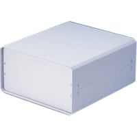 OKW Enclosures Enclosure, Cabinet, Desktop, Aluminum, Gray, 11.811x10.276x5.295In, Unicase Series