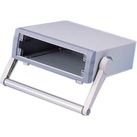 OKW Enclosures Enclosure, Instrument, Desktop, Aluminum, 10.236x9.843x3.346In, UnimetSeries