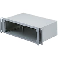 OKW Enclosures Enclosure, Cabinet, Rackmount, Aluminum, 19In, 3U, 11.023InDepth, UnimetSeries