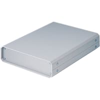 OKW Enclosures Enclosure, Cabinet, Desktop, Aluminum, Gray, 9.842x7.283x1.968In, Unicase Series