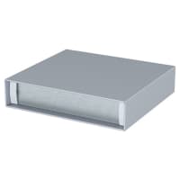 OKW Enclosures Enclosure, Cabinet, Desktop, Aluminum, Gray, 6.87x6.299x1.516In, MinimetSeries