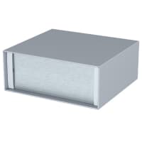 OKW Enclosures Enclosure, Cabinet, Desktop, Aluminum, Gray, 6.87x6.299x2.756In, MinimetSeries