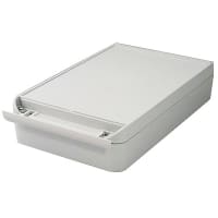 OKW Enclosures Enclosure, Box-Lid, ABS, UL94 V-0, Gray, 11.024x6.693x2.362In, IP66, Smart-Box Series