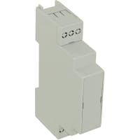 OKW Enclosures Enclosure, DINRail, Polycarb, Gray, 3.543x2.283x0.689In, IP20, RailtecSeries