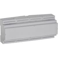 OKW Enclosures Enclosure, DINRail, Polycarb, Gray, 8.268x3.543x2.283In, IP20, RailtecSeries