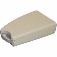 OKW Enclosures Enclosure, KeyFob, ABS, UL94HB, OffWhite, 2.268x1.398x0.748In, IP40, Smart-Case Series