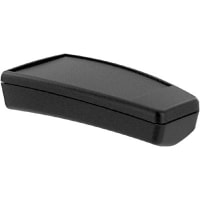 OKW Enclosures Enclosure, Art, Handheld, PMMA, Black, 3.78x1.85x0.945In, IP41, Smart-Case Series