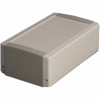 OKW Enclosures Enclosure, Modular, ABS, OffWhitePebbleGray, 7.638x4.528x2.677In, ToptecSeries