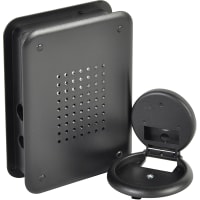 OKW Enclosures Enclosure;Computer;Raspberry Pi;W/Integrated Camera Case;3.96x2.89x1.04in;Black