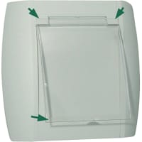 OKW Enclosures Cover, Clear, For DIATEC CASES, KIT CONTAINS A9093131