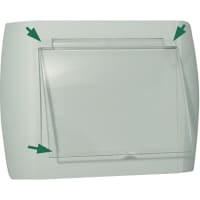 OKW Enclosures Cover, Clear, For DIATEC CASES, KIT CONTAINS A9094131