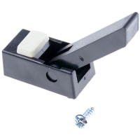 OKW Enclosures Black case feet kit , 4 moldings, screws, non-slip inserts and 2 tilt feet