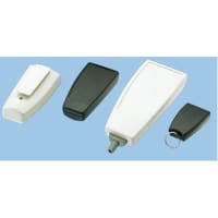 OKW Enclosures Offwht ABS case w/cablegland, 140x62x32mm