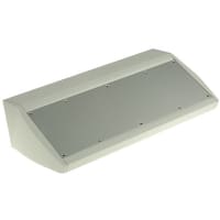 OKW Enclosures Unidesk Sloped Front Enclosure, Grey, Aluminum, 200 x 400 x 21.6