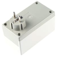 OKW Enclosures Power Supply Case, White, 120 x 65 x 65mm