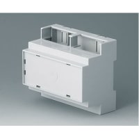 OKW Enclosures RAILTEC C DIN Rail Enclosure, Polycarbonate, 106 x 58 x 90mm Front Closed