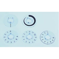 OKW Enclosures OKW Potentiometer Dial, Body: Clear with a Black Indicator