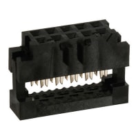 Amphenol FCI (Amphenol CS) MINITEK Series Cable Mount IDC Connector Socket 10 Way 2 Row 2mm Pitch