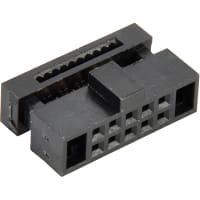 Amphenol FCI (Amphenol CS) Conn Rect C-to-B Receptacle IDC 10Pos 1.27 x 1.27 mm