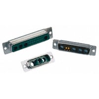 Amphenol FCI (Amphenol CS) DW Series 5 (Power) Way Hybrid PCBD-Sub Connector