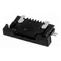 Amphenol FCI (Amphenol CS) Conn; Rect; FPC/FFC; 6 Pos; Rt Angle; 0.5 mm; Top; SMT ZIF; SFV-R Series, HF; LF