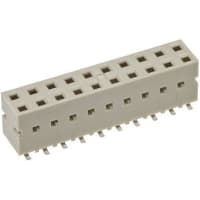 Amphenol FCI (Amphenol CS) Conn;Rect;CardEdge;4Cnts;SMT;89898Series;DualEntry;Vertical;2Row