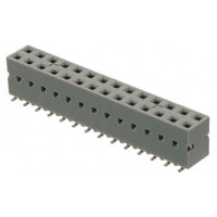 Amphenol FCI (Amphenol CS) FCI Female Edge Connector SMT, 28 Way, 2 Row, 2.54mm Pitch, 2 (Load) A, 3 A