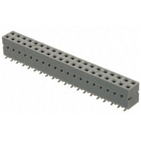 Amphenol FCI (Amphenol CS) FCI Female Edge Connector SMT, 42 Way, 2 Row, 2.54mm Pitch, 2 (Load) A, 3 A