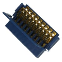 Amphenol FCI (Amphenol CS) Conn; Rect.; Receptacle; Vertical; 9 Pos; Single Row; Clincher Series