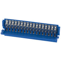 Amphenol FCI (Amphenol CS) Conn; Rect.; Receptacle; Vertical; 17 Pos; Single Row; Clincher Series