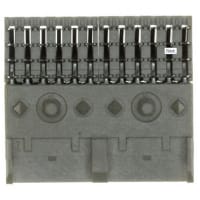 Amphenol FCI (Amphenol CS) Conn; Rect.; Recept; Signal; 48 Cnts; 4 Row; Rt-Angle; Press-Fit; METRAL Ser